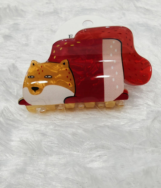 Cute Animal Cartoon Hair Claw Clip – Stylish Premium Hair Accessory for Girls