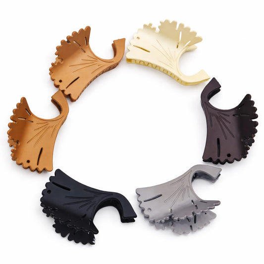 Matte Peacock Shape Hair Claw Clip for Women & Girls | Strong Grip Stylish Clutcher