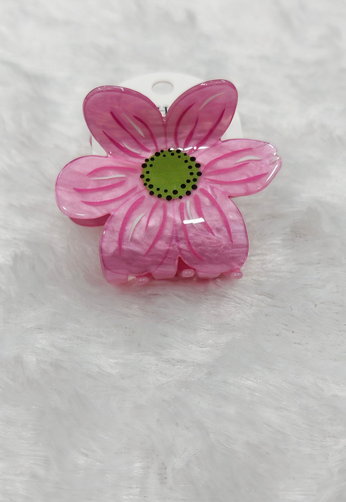 Cute Flower Hair Claw Clips for Girls & Women | Floral Acrylic Hair Accessories