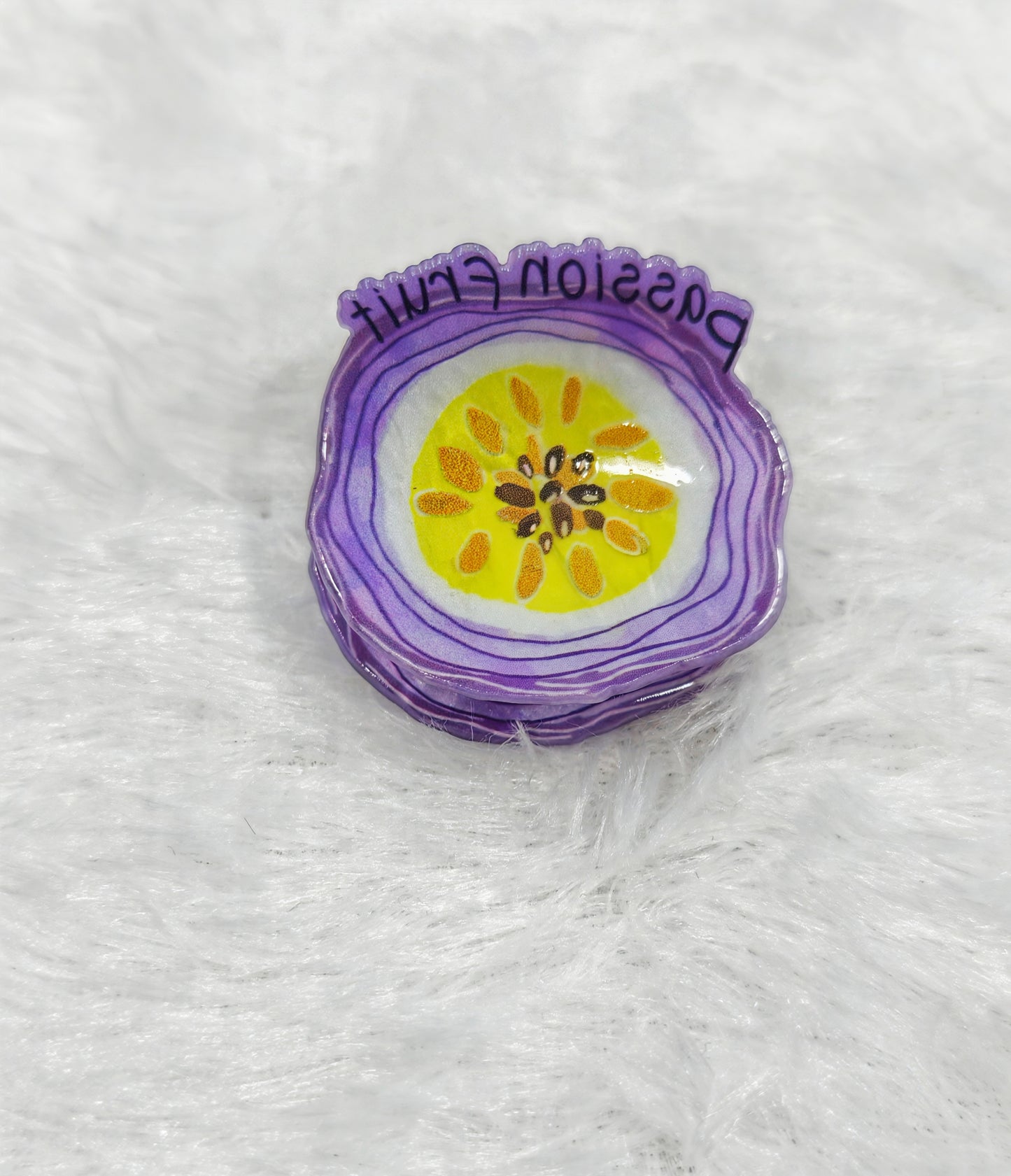 Cute Fruit Design Hair Claw Clip for Girls & Women | Premium Acrylic Strong Hold Clip