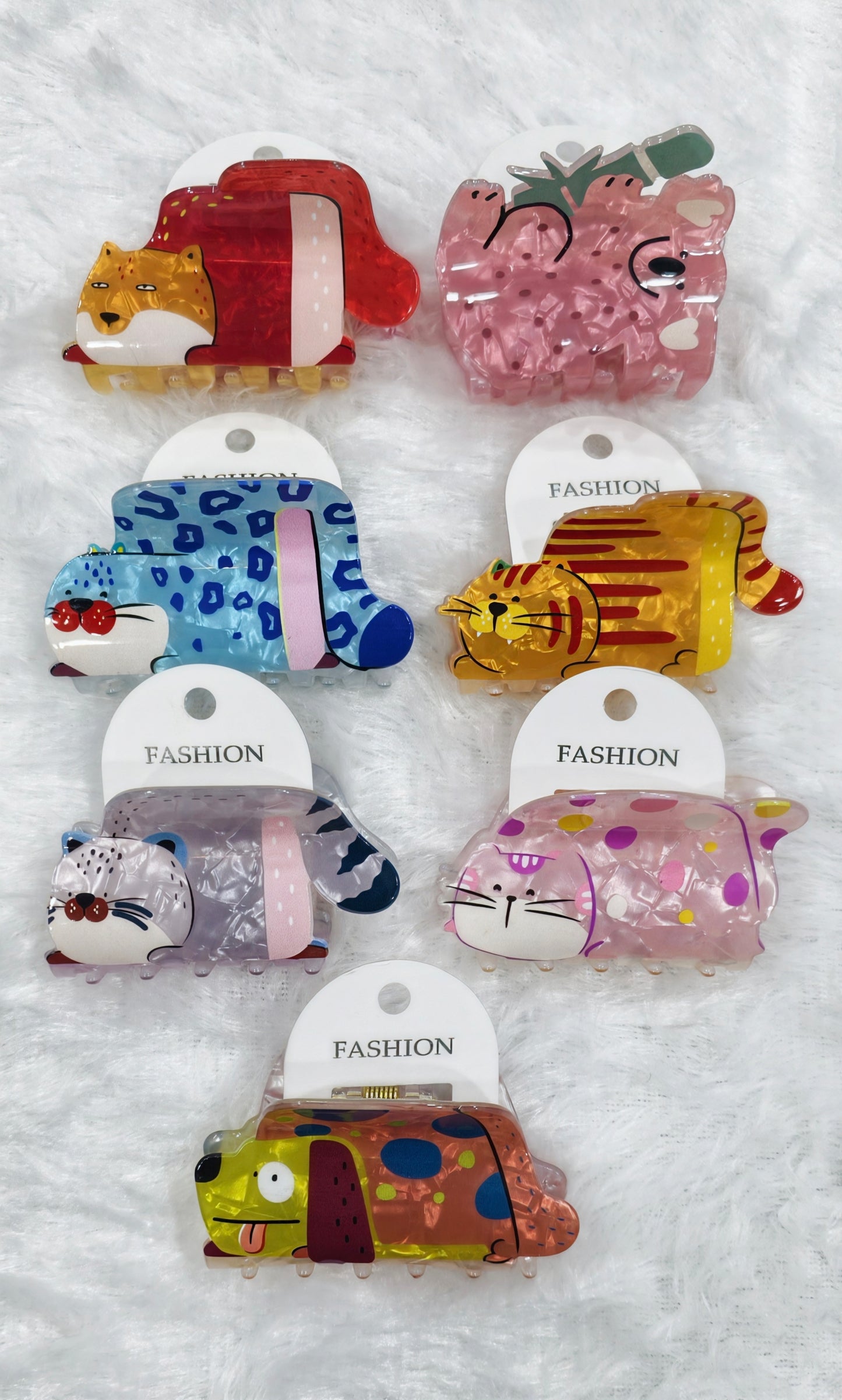 Cute Animal Cartoon Hair Claw Clip – Stylish Premium Hair Accessory for Girls