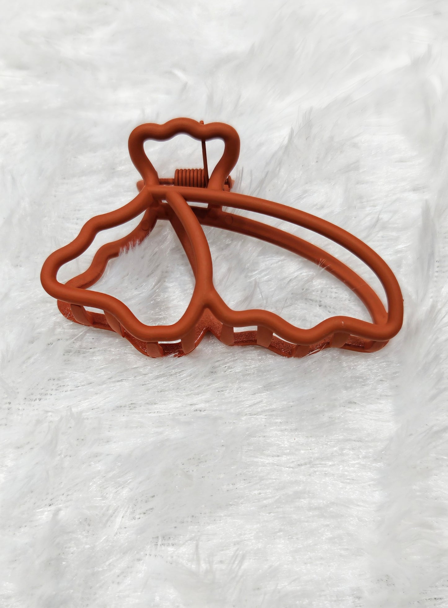 Butterfly Outline Matte Hair Claw Clip (Multiple Colors)