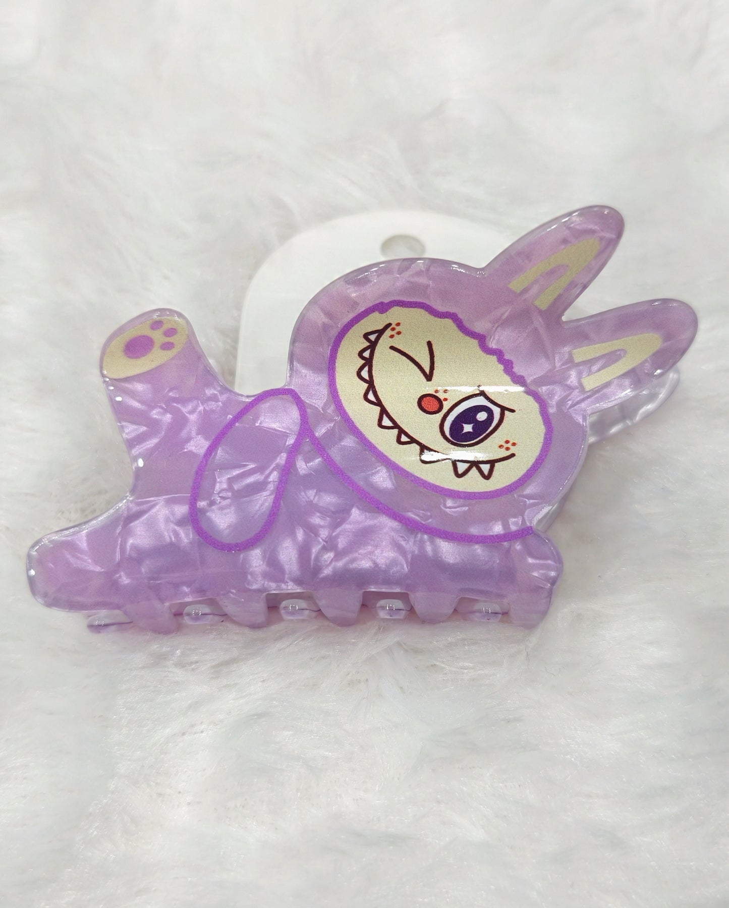 Cute Labubu Character Mini Hair Claw Clip for Girls | Kawaii Hair Accessories