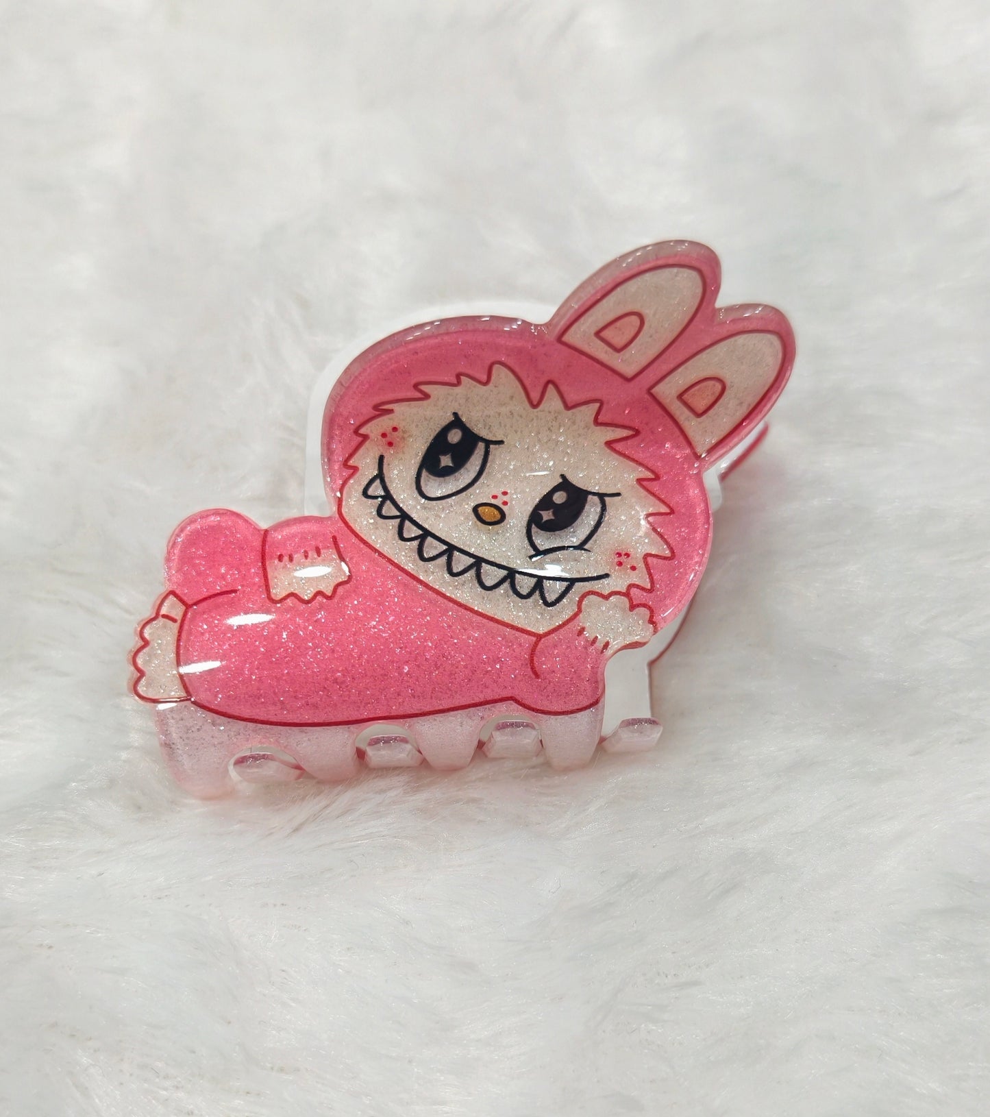 Cute Labubu Character Mini Hair Claw Clip for Girls | Kawaii Hair Accessories