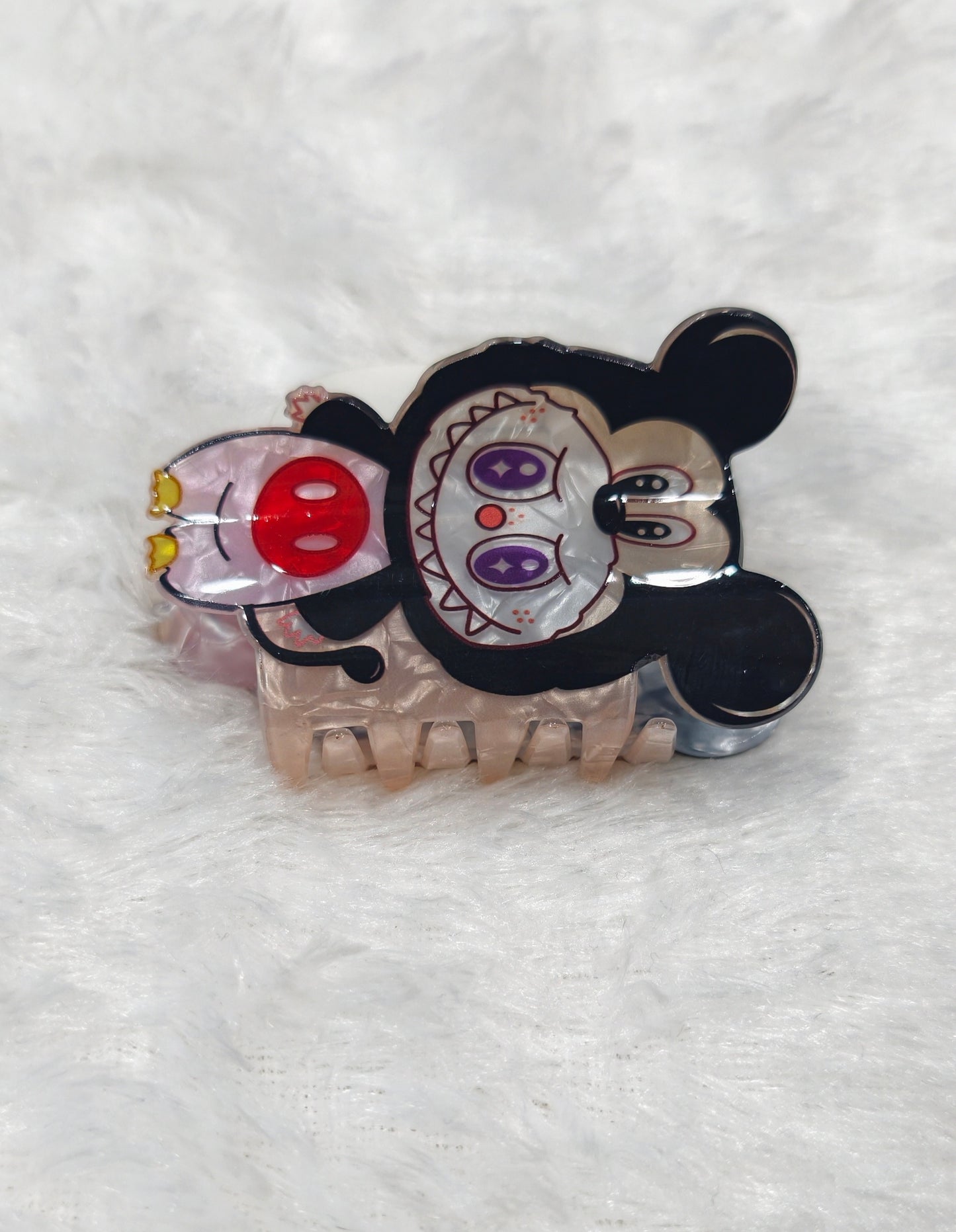 Cute Labubu Character Mini Hair Claw Clip for Girls | Kawaii Hair Accessories