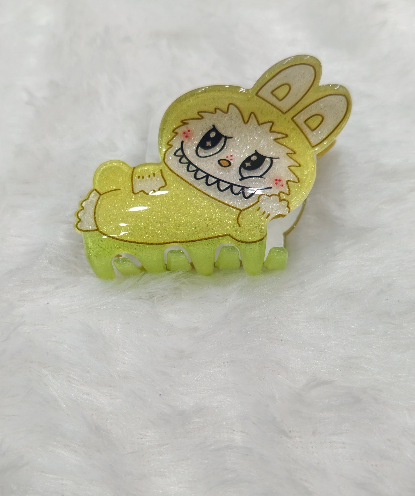 Cute Labubu Character Mini Hair Claw Clip for Girls | Kawaii Hair Accessories