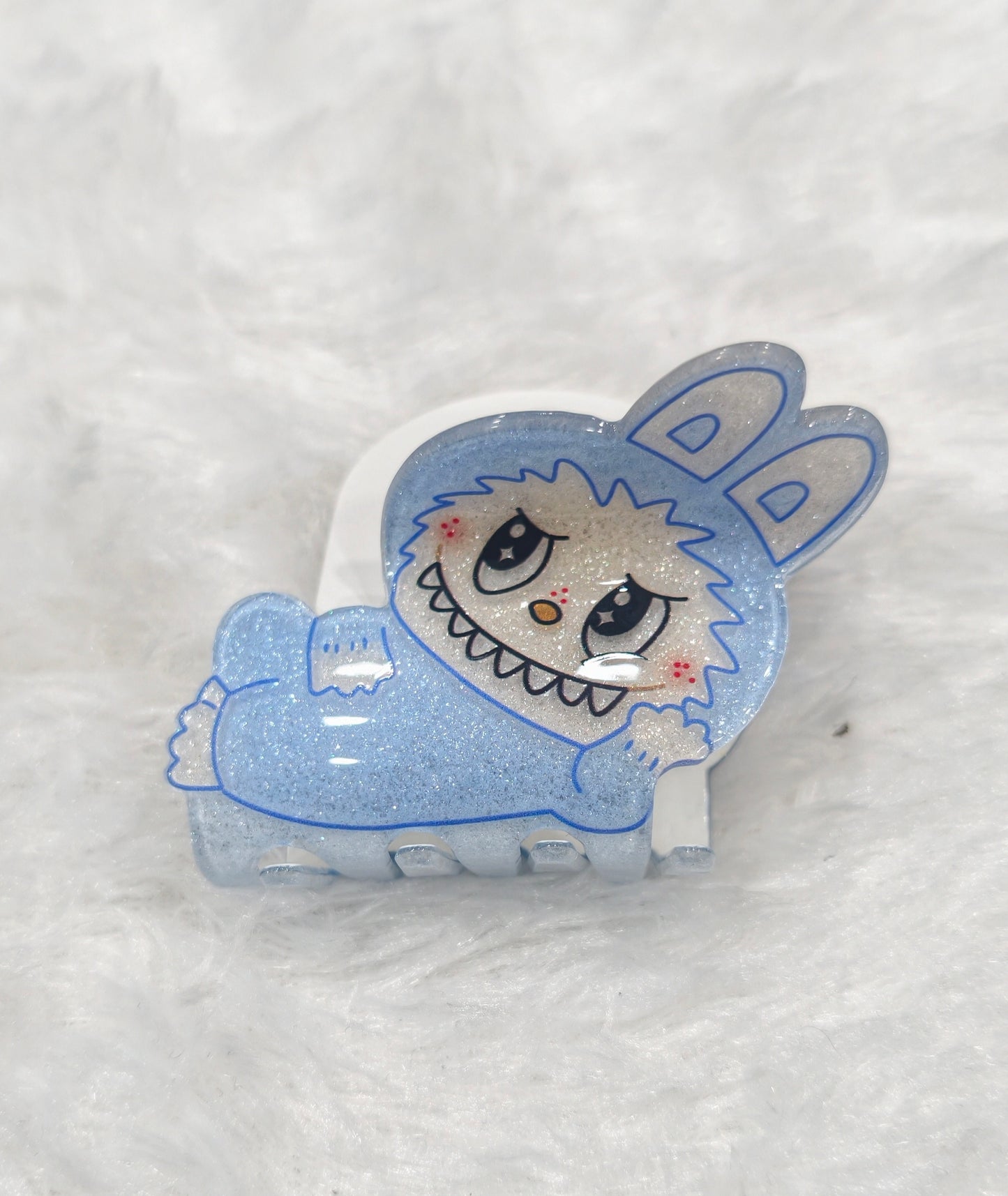 Cute Labubu Character Mini Hair Claw Clip for Girls | Kawaii Hair Accessories