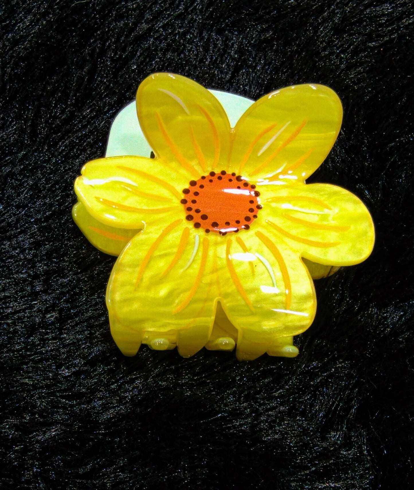 Cute Flower Hair Claw Clips for Girls & Women | Floral Acrylic Hair Accessories