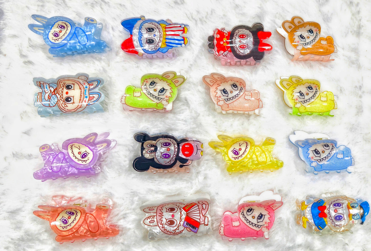 Cute Labubu Character Mini Hair Claw Clip for Girls | Kawaii Hair Accessories