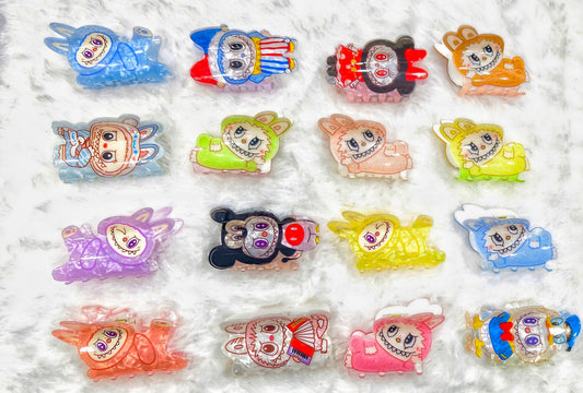 Cute Labubu Character Mini Hair Claw Clip for Girls | Kawaii Hair Accessories